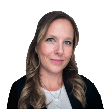 headshot of white woman with curly brown hair